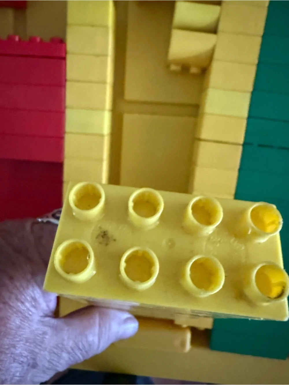 3 pounds of LEGO DUPLO piece set with assorted colors and shapes